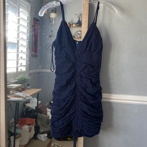Navy Bodycon mini dress